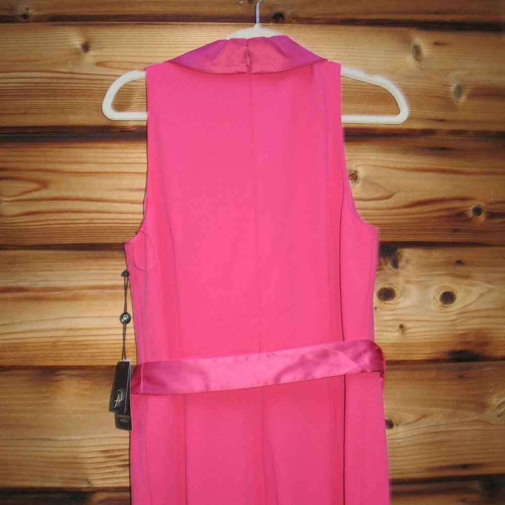 NWT Adrianna Papell Tuxedo Jumpsuit Size 10 - Picture 10 of 13